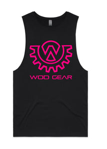 Wod Gear Women's Muscle Tank Black/Pink