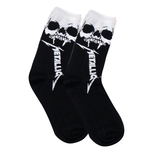 Metallica Skull Crew Socks