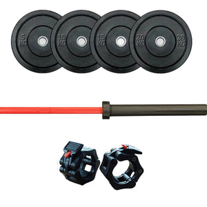 Wod Gear Barbell and Bumper Plate Package 100kg