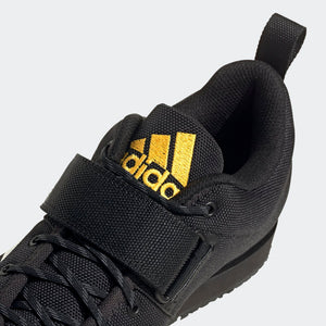 Adidas Powerlift 4 Men's Weightlifting Shoes Core Black / Core Black / Solar Gold
