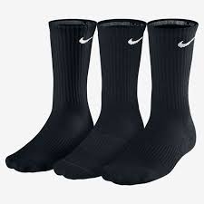 Nike Cushion Crew Socks Black 3 pack