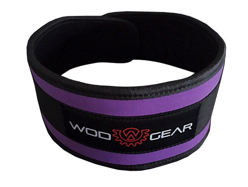 Wod Gear Nylon Weightlifting Belt Purple