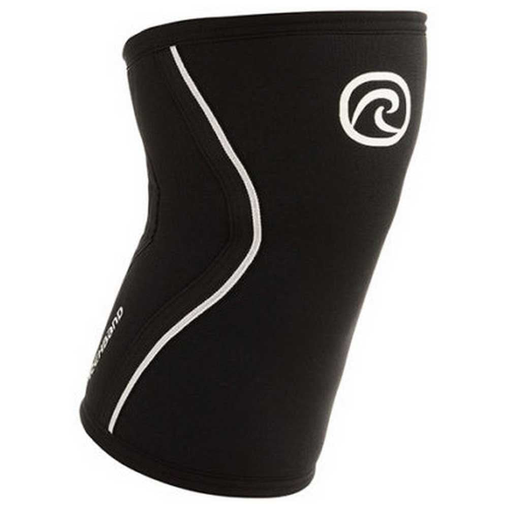 Rehband 7mm Rx Knee Sleeves - Black/White (Pair)