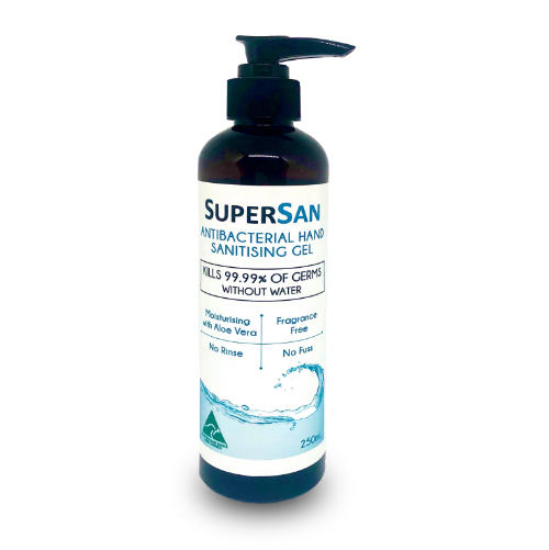 SuperSan Hand Sanitising Gel 250ml